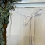 Pantalon fluide large femme T42/44-T54/56 - blanc - 58