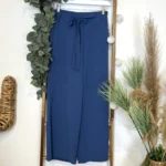 Pantalon fluide large femme T42/44-T54/56 - bleu-indigo - 58