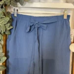 Pantalon fluide large femme T42/44-T54/56 - bleu-indigo - 58