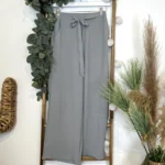 Pantalon fluide large femme T42/44-T54/56 - gris - 58