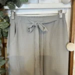 Pantalon fluide large femme T42/44-T54/56 - gris - 58