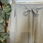 Pantalon fluide large femme T42/44-T54/56 - gris - 58