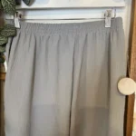 Pantalon fluide large femme T42/44-T54/56 - gris - 58