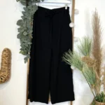 Pantalon fluide large femme T42/44-T54/56 - noir - 38