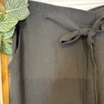 Pantalon fluide large femme T42/44-T54/56 - noir - 38
