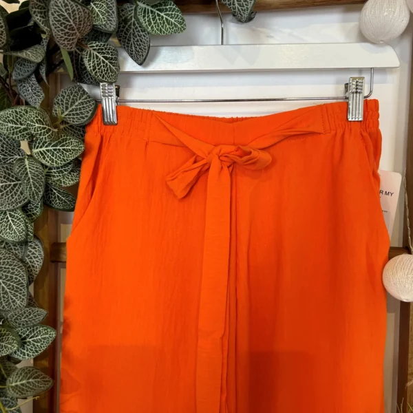 Z979- Pantalon flou large (T42/44-T54/56) - orange - 58