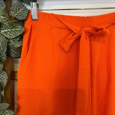 Z979- Pantalon flou large (T42/44-T54/56) - orange - 58