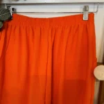 Pantalon fluide large femme T42/44-T54/56 - orange - 58