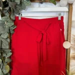 Pantalon fluide large femme T42/44-T54/56 - rouge - 40