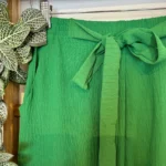 Pantalon fluide large femme T42/44-T54/56 - vert-bresil - 40