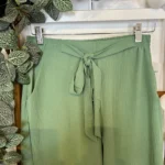 Pantalon fluide large femme T42/44-T54/56 - vert-celadon - 48