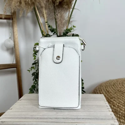 P429- Sac Téléphone Flora.and.Co - blanc - sans-taille