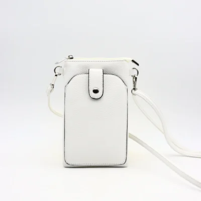 P429- Sac Téléphone Flora.and.Co - blanc - sans-taille