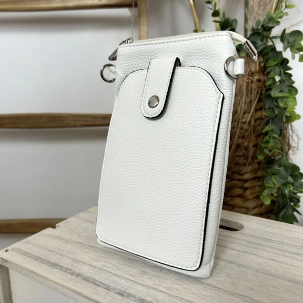 P429- Sac Téléphone Flora.and.Co - blanc - sans-taille