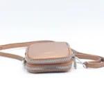 Pochette Téléphone double zip Flora & Co - beige - sans-taille