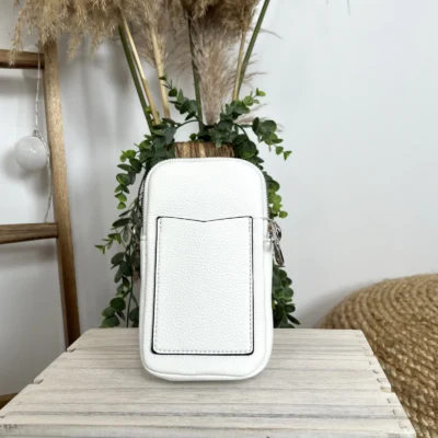P420- Pochette Téléphone - blanc - sans-taille