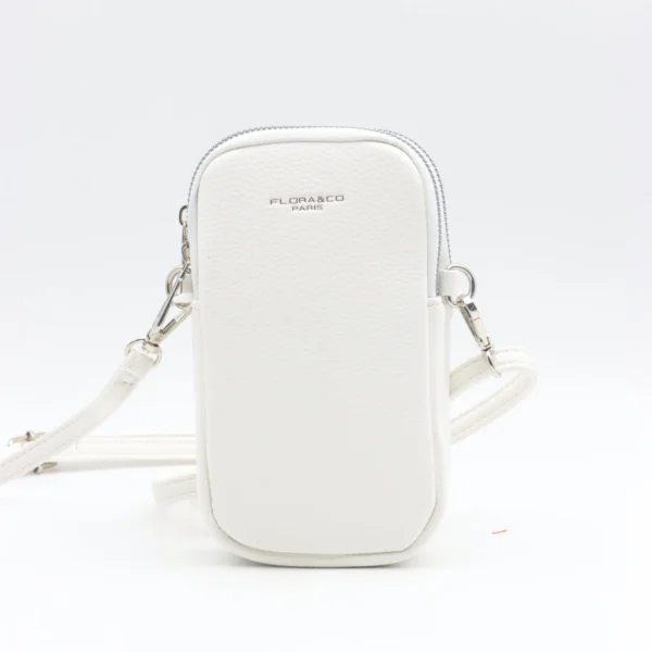 P420- Pochette Téléphone - blanc - sans-taille