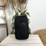 Pochette Téléphone double zip Flora & Co - noir - sans-taille