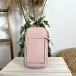 Pochette Téléphone double zip Flora & Co - rose-pale - sans-taille