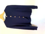 Pull uni dos ouvert (Tu) - marine - taille-unique