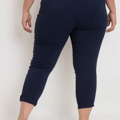 Z149- Pantalon stretch C'Mélodie 🇮🇹 - taupe - taille-unique-grande-taille