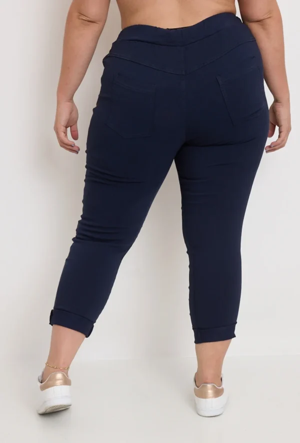 Z149- Pantalon stretch C'Mélodie 🇮🇹 - taupe - taille-unique-grande-taille