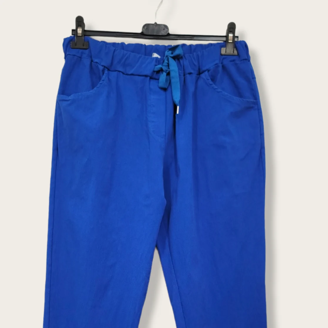 Pantalon stretch "Made in Italie" - bleu-royal - taille-unique-grande-taille