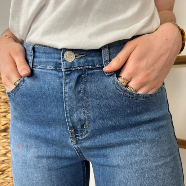 N215- Jean 7/8ème Voggo (T36-T44) - denim - 44