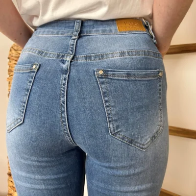 N215- Jean 7/8ème Voggo (T36-T44) - denim - 44