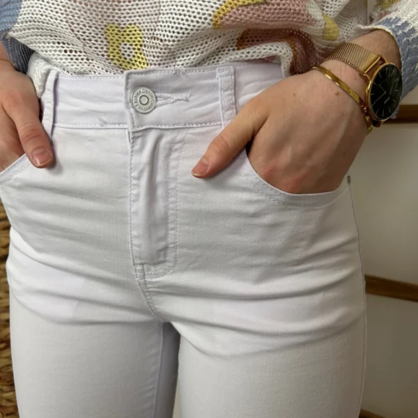 P097- Jean Droit Voggo (T36-T44) - blanc - 44