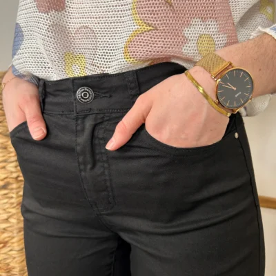 O297- Jean Slim Voggo (T36-T44) - noir - 44