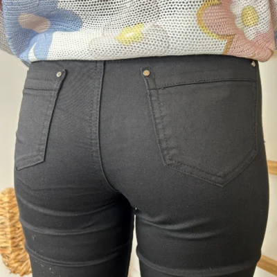 O297- Jean Slim Voggo (T36-T44) - noir - 44