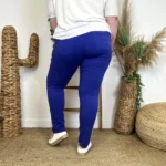 N302- Jean Slim Voggo (T42-T50) - bleu-royal - 50