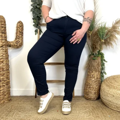 N334- Jean Slim Voggo (T42-T50) - marine - 50