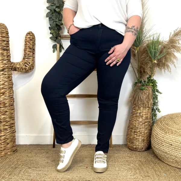 N334- Jean Slim Voggo (T42-T50) - marine - 50