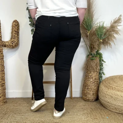 N298- Jean Slim Voggo (T42-T50) - noir - 50