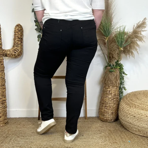 N298- Jean Slim Voggo (T42-T50) - noir - 50