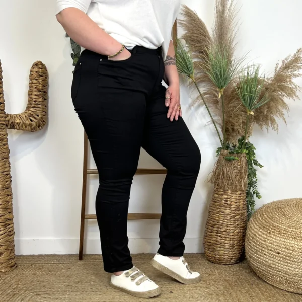 N298- Jean Slim Voggo (T42-T50) - noir - 50