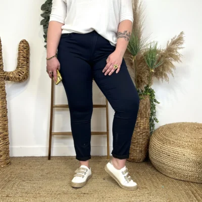 M988- Jean 7/8ème Voggo (T42-T50) - marine - 50