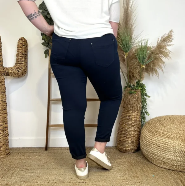 M988- Jean 7/8ème Voggo (T42-T50) - marine - 50