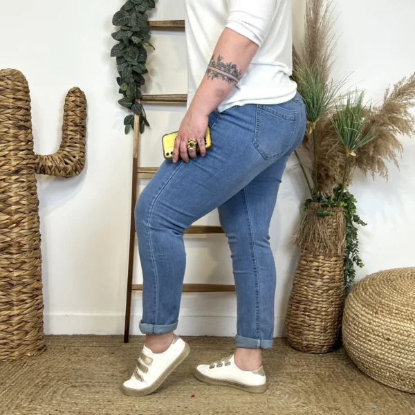 M992- Jean 7/8ème Voggo (T42-T50) - denim - 50