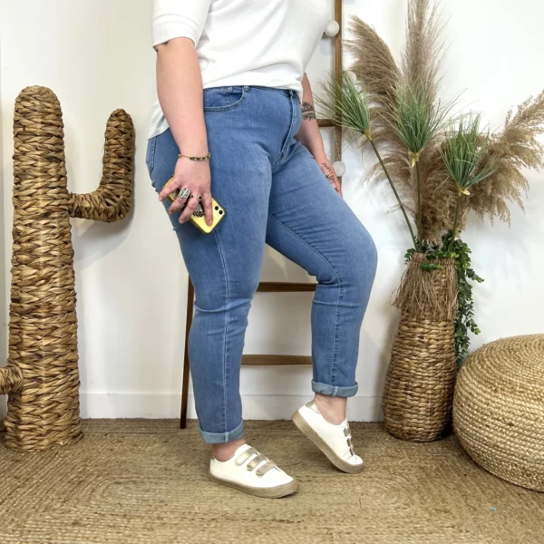 M992- Jean 7/8ème Voggo (T42-T50) - denim - 50