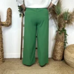 Pantalon fluide large femme T42/44-T54/56 - vert-bresil - 40
