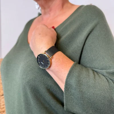 Z145.- Pull léger Emporium (Gt) - kaki - taille-unique-grande-taille