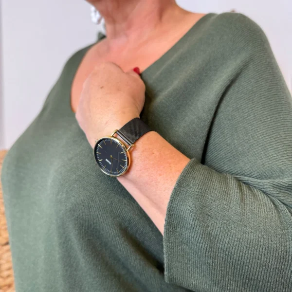 Z145.- Pull léger Emporium (Gt) - kaki - taille-unique-grande-taille