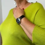 Pull femme manches chauve-souris « Jolies Formes » - vert-anis - taille-unique-grande-taille