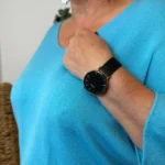 Pull femme manches chauve-souris « Jolies Formes » - bleu-turquoise - taille-unique-grande-taille