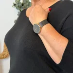 Pull femme manches chauve-souris « Jolies Formes » - noir - taille-unique-grande-taille