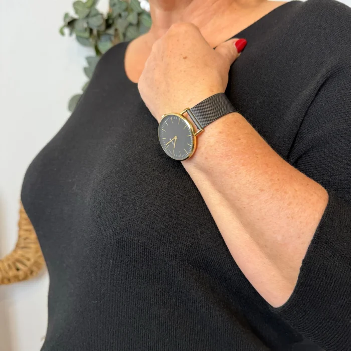 Pull femme manches chauve-souris « Jolies Formes » - noir - taille-unique-grande-taille