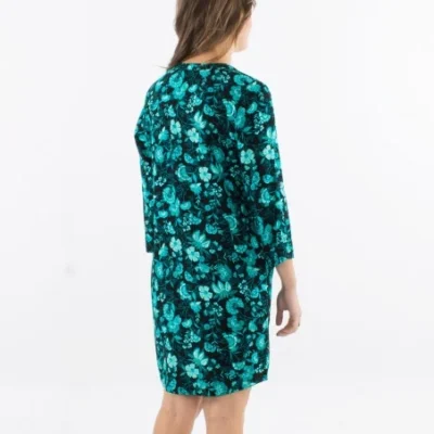 L625- Robe- Chemise "Coline" - noir - 46